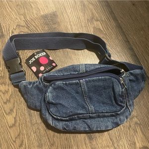 Joe Boxer Denim Jean Belt Bag Fanny Pack